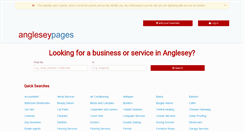 Desktop Screenshot of angleseypages.co.uk