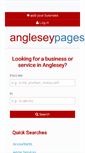 Mobile Screenshot of angleseypages.co.uk